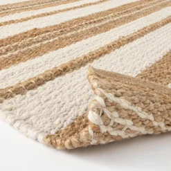 Riverton Striped Jute/Wool Area Rug Tan - Threshold™ Designed With Studio McGee -Beauty House GUEST 0110659e 2efa 4ebf ba67 8ab0cc06e3ac
