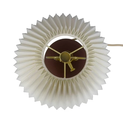 Oval Table Lamp With Pleated Shade (Includes LED Light Bulb) Red - Threshold™ Designed With Studio McGee 8 Oval Table Lamp With Pleated Shade (Includes LED Light Bulb) Red - Threshold™ Designed With Studio McGee - Image 8