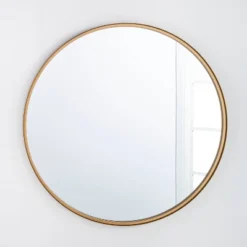 34" Round Decorative Wall Mirror - Threshold™ Designed With Studio McGee -Beauty House GUEST 0863c0f7 0d4c 4204 bff4 0d1b76d9bba5