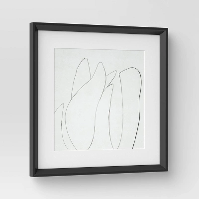 (Set Of 2) 24" X 24" Sketch Art Print Black/White - Threshold™ Designed With Studio McGee 5 (Set Of 2) 24" X 24" Sketch Art Print Black/White - Threshold™ Designed With Studio McGee - Image 5