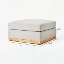 Woodland Hills Modular Sectional Ottoman Light Gray - Threshold™ Designed With Studio McGee 13 Woodland Hills Modular Sectional Ottoman Light Gray - Threshold™ Designed With Studio McGee -Beauty House GUEST 0ed068aa 7686 4196 a244 18c08b84b454