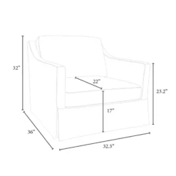 Vivian Park Upholstered Swivel Chair Cream - Threshold™ Designed With Studio McGee -Beauty House GUEST 0f6cc5a6 f1ac 4b5a a69b 5faae524745a