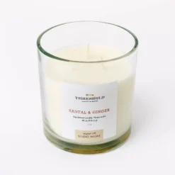 Clear Glass Santal & Ginger Candle White - Threshold™ Designed With Studio McGee -Beauty House GUEST 133d9fdf 67f9 454f bb07 36d647d7b08b