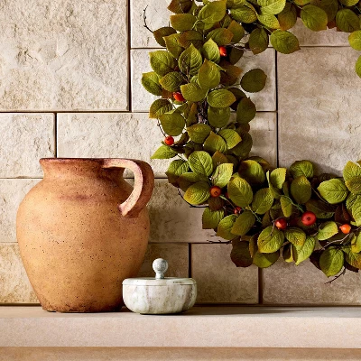 5" Round Marble Box Natural - Threshold™ Designed With Studio McGee 1 5" Round Marble Box Natural - Threshold™ Designed With Studio McGee