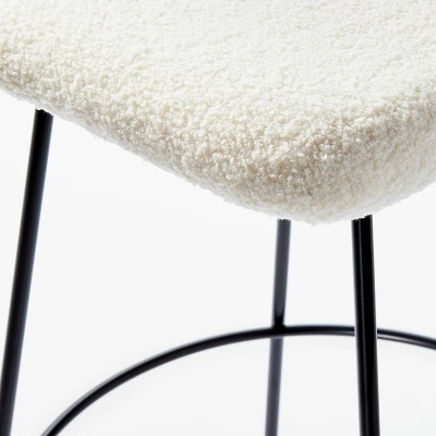 Clarkston Metal Counter Height Barstool With Upholstered Seat - Threshold™ Designed With Studio McGee 4 Clarkston Metal Counter Height Barstool With Upholstered Seat - Threshold™ Designed With Studio McGee - Image 4