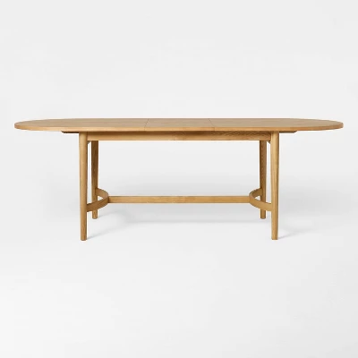 Cardamine Racetrack Dining Table Natural Wood - Threshold™ Designed With Studio McGee 3 Cardamine Racetrack Dining Table Natural Wood - Threshold™ Designed With Studio McGee - Image 3