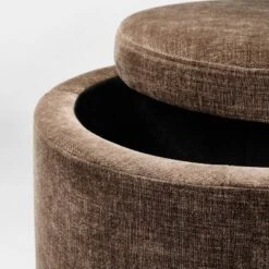 Swivel Storage Ottoman Brown - Threshold™ Designed With Studio McGee 6 Swivel Storage Ottoman Brown - Threshold™ Designed With Studio McGee -Beauty House GUEST 151b5455 f8c5 46f8 b88f dcb4af641bfc