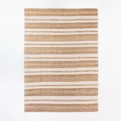 Riverton Striped Jute/Wool Area Rug Tan - Threshold™ Designed With Studio McGee -Beauty House GUEST 165a2fb4 ddce 4cf5 8ba0 34ba0b546b4a
