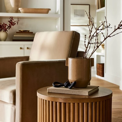 Earthenware Vase - Threshold™ Designed With Studio McGee 1 Earthenware Vase - Threshold™ Designed With Studio McGee