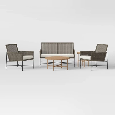Tucker Deep Seating Patio Set - Threshold™ Designed With Studio McGee 1 Tucker Deep Seating Patio Set - Threshold™ Designed With Studio McGee