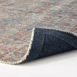 Persian Printed Poly/Wool Handmade Tufted Area Rug Blue/Brown - Threshold™ Designed With Studio McGee -Beauty House GUEST 1d4381fd 485a 406a a081 272318166008