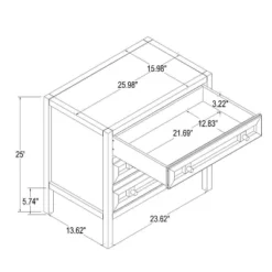 Springville 3 Drawer Nightstand White - Threshold™ Designed With Studio McGee -Beauty House GUEST 1f01fd2b a8bf 4ec8 a99b d1d0f20bd4fd