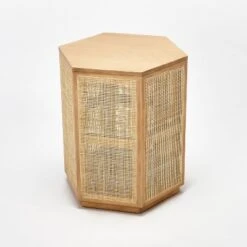 Lomita Rattan Accent Table Natural - Threshold™ Designed With Studio McGee -Beauty House GUEST 27815fad d8ad 4f13 8215 939a58baf0a2