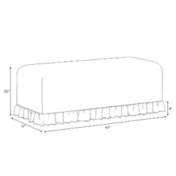 Ruffle Slipcover Dining Bench - Threshold™ Designed With Studio McGee 18 Ruffle Slipcover Dining Bench - Threshold™ Designed With Studio McGee -Beauty House GUEST 28a4185b 9f2c 4ea5 af90 760529378e16