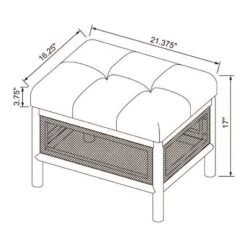 Woodspring Cane Base Ottoman Dark Walnut/Cream - Threshold™ Designed With Studio McGee 10 Woodspring Cane Base Ottoman Dark Walnut/Cream - Threshold™ Designed With Studio McGee -Beauty House GUEST 2a8ba648 5a4a 4bd8 9301 48c7e94cd846