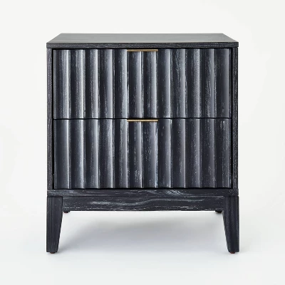 Thousand Oaks Wood Scalloped End Table With Drawers - Threshold™ Designed With Studio McGee 2 Thousand Oaks Wood Scalloped End Table With Drawers - Threshold™ Designed With Studio McGee - Image 2