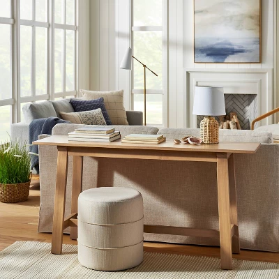 Catalina Round Ottoman - Threshold™ Designed With Studio McGee 2 Catalina Round Ottoman - Threshold™ Designed With Studio McGee - Image 2