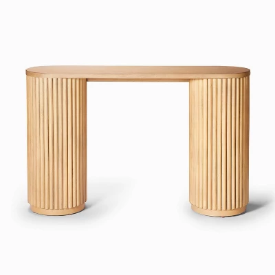 Dowel Console Table Natural - Threshold™ Designed With Studio McGee 2 Dowel Console Table Natural - Threshold™ Designed With Studio McGee - Image 2