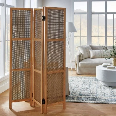 Lomita Rattan Room Divider Natural - Threshold™ Designed With Studio McGee 1 Lomita Rattan Room Divider Natural - Threshold™ Designed With Studio McGee