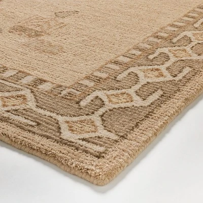 Hand Tufted Persian Style Rug Cream - Threshold™ Designed With Studio McGee 2 Hand Tufted Persian Style Rug Cream - Threshold™ Designed With Studio McGee - Image 2