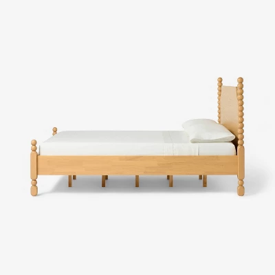 Modern Turned Wood Bed Brown - Threshold™ Designed With Studio McGee 3 Modern Turned Wood Bed Brown - Threshold™ Designed With Studio McGee - Image 3