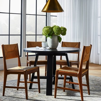 Sunnyvale Woven Dining Chair Natural - Threshold™ Designed With Studio McGee 1 Sunnyvale Woven Dining Chair Natural - Threshold™ Designed With Studio McGee