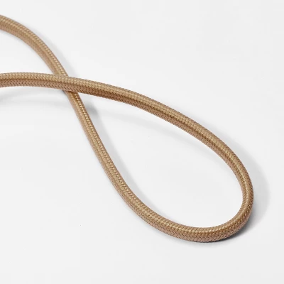 Rattan Wrap Arc Floor Lamp Brass (Includes LED Light Bulb) - Threshold™ Designed With Studio McGee 4 Rattan Wrap Arc Floor Lamp Brass (Includes LED Light Bulb) - Threshold™ Designed With Studio McGee - Image 4