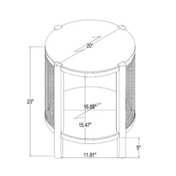 Portola Hills Woven Accent Table - Threshold™ Designed With Studio McGee 16 Portola Hills Woven Accent Table - Threshold™ Designed With Studio McGee -Beauty House GUEST 4adf35f8 0ed1 4393 b30c c5682441d8d8