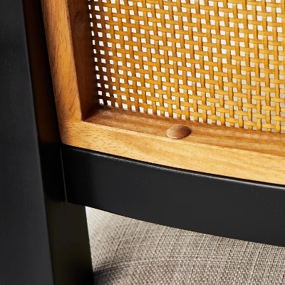 Oak Park Cane Dining Chair Black - Threshold™ Designed With Studio McGee 4 Oak Park Cane Dining Chair Black - Threshold™ Designed With Studio McGee - Image 4