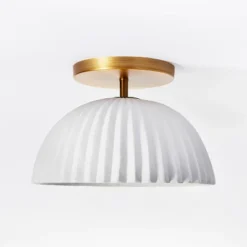 Scalloped Semi-Flush Mount Ceiling Light - Threshold™ Designed With Studio McGee 9 Scalloped Semi-Flush Mount Ceiling Light - Threshold™ Designed With Studio McGee -Beauty House GUEST 4db2ffb8 6162 4f4e 857b 3d8bb79181a2