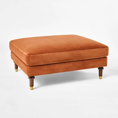 Mercer Cocktail Ottoman Rust - Threshold™ Designed With Studio McGee 1 Mercer Cocktail Ottoman Rust - Threshold™ Designed With Studio McGee