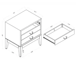 Quail Hill 3 Drawer Nightstand Mount Etna Blue - Threshold™ Designed With Studio McGee 8 Quail Hill 3 Drawer Nightstand Mount Etna Blue - Threshold™ Designed With Studio McGee -Beauty House GUEST 56fd1638 0876 4790 bd99 14a0dd67286b