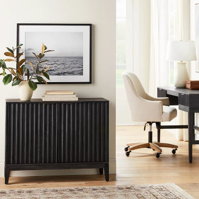 30" X 24" B&W Ocean View Framed Wall Print - Threshold™ Designed With Studio McGee 1 30" X 24" B&W Ocean View Framed Wall Print - Threshold™ Designed With Studio McGee