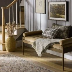 24"x18" Abstract Lake Framed Wall Art - Threshold™ Designed With Studio McGee: Modern Decor, Polystyrene Gold & Black Frame