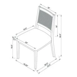 Oak Park Cane Dining Chair Black - Threshold™ Designed With Studio McGee 13 Oak Park Cane Dining Chair Black - Threshold™ Designed With Studio McGee -Beauty House GUEST 5e0d79ff e5da 47f6 89c1 777b56e7d3ca