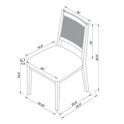 Oak Park Cane Dining Chair Black - Threshold™ Designed With Studio McGee 7 Oak Park Cane Dining Chair Black - Threshold™ Designed With Studio McGee - Image 7