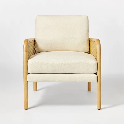 Cane Accent Chair Cream - Threshold™ Designed With Studio McGee 2 Cane Accent Chair Cream - Threshold™ Designed With Studio McGee - Image 2
