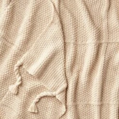 Windowpane Knit Throw Blanket With Tassels - Threshold™ Designed With Studio McGee 8 Windowpane Knit Throw Blanket With Tassels - Threshold™ Designed With Studio McGee -Beauty House GUEST 6b631fa5 b3d1 4b55 a2d5 a739a5ee87f0