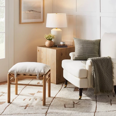 Ceramic Assembled Table Lamp White - Threshold™ Designed With Studio McGee 2 Ceramic Assembled Table Lamp White - Threshold™ Designed With Studio McGee - Image 2