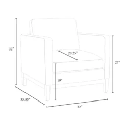 Woodland Hills Wood Base Chair Light Gray - Threshold™ Designed With Studio McGee 11 Woodland Hills Wood Base Chair Light Gray - Threshold™ Designed With Studio McGee -Beauty House GUEST 6e8f4d51 943c 49ba 9657 ccd0dc5a9fa7