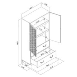 Brandeis Woven Cabinet Brown - Threshold™ Designed With Studio McGee 13 Brandeis Woven Cabinet Brown - Threshold™ Designed With Studio McGee -Beauty House GUEST 707bd53d 9cc8 4d72 96d2 6474dbf4e472