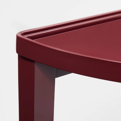 Console Table Lacquer Finish Dark Red - Threshold™ Designed With Studio McGee 3 Console Table Lacquer Finish Dark Red - Threshold™ Designed With Studio McGee - Image 3
