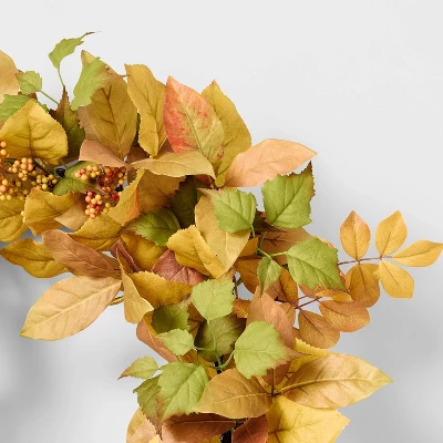 24" Mixed Berry Artificial Fall Wreath - Threshold™ Designed With Studio McGee 2 24" Mixed Berry Artificial Fall Wreath - Threshold™ Designed With Studio McGee - Image 2