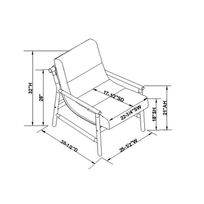 Holly Sling Back Accent Chair Cream/Natural - Threshold™ Designed With Studio McGee Assembly Required 6 Holly Sling Back Accent Chair Cream/Natural - Threshold™ Designed With Studio McGee Assembly Required - Image 6