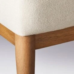 Howell Upholstered Loveseat With Wood Base Cream - Threshold™ Designed With Studio McGee -Beauty House GUEST 7d1aba28 b68d 4089 925b a5c21bf644dd