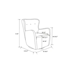 Kessler Swivel Accent Chair Cream Faux Shearling - Threshold™ Designed With Studio McGee: Luxury Glam Furniture, No Assembly Required -Beauty House GUEST 80530324 39e7 4c41 ab48 849b15825d7c