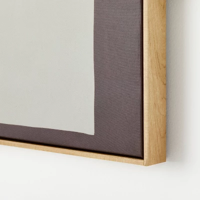 24" X 30" Simple Abstract Shape Framed Canvas - Threshold™ Designed With Studio McGee 3 24" X 30" Simple Abstract Shape Framed Canvas - Threshold™ Designed With Studio McGee - Image 3