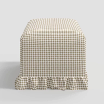 Ruffle Slipcover Dining Bench - Threshold™ Designed With Studio McGee 2 Ruffle Slipcover Dining Bench - Threshold™ Designed With Studio McGee - Image 2