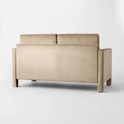 Bellfield Fully Upholstered Loveseat Tan - Threshold™ Designed With Studio McGee 3 Bellfield Fully Upholstered Loveseat Tan - Threshold™ Designed With Studio McGee - Image 3