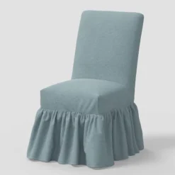 Ruffled Slipcover Dining Chair - Threshold™ Designed With Studio McGee -Beauty House GUEST 8e32f66f 7688 46cc b728 f7f53b0adc55